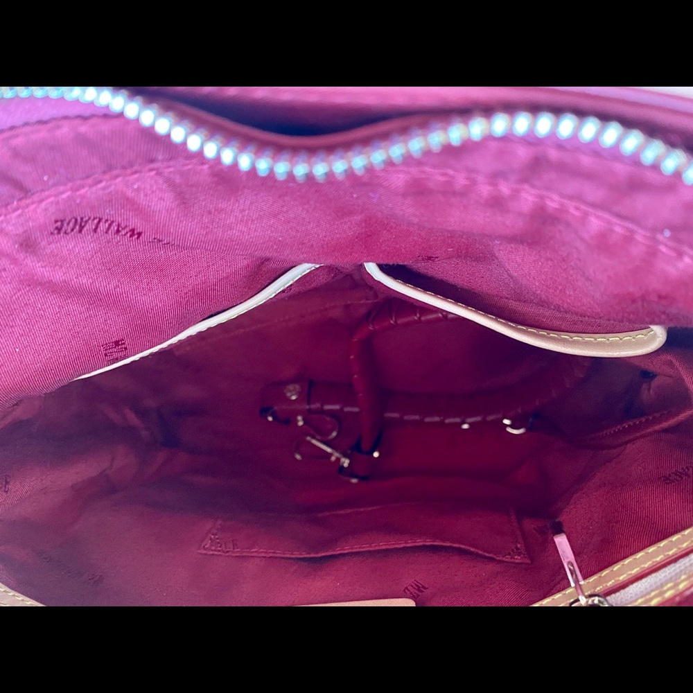MZ Wallace Bedford Thompson Hobo Cranberry Small - Picture 14 of 16